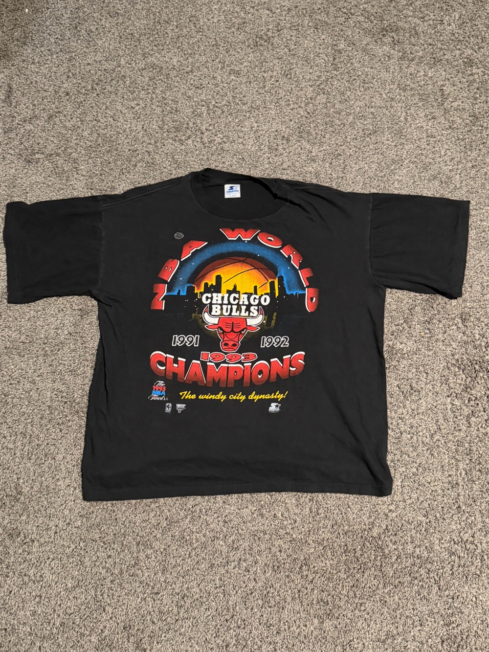 STARTER Black Short Sleeve Crew T-Shirt